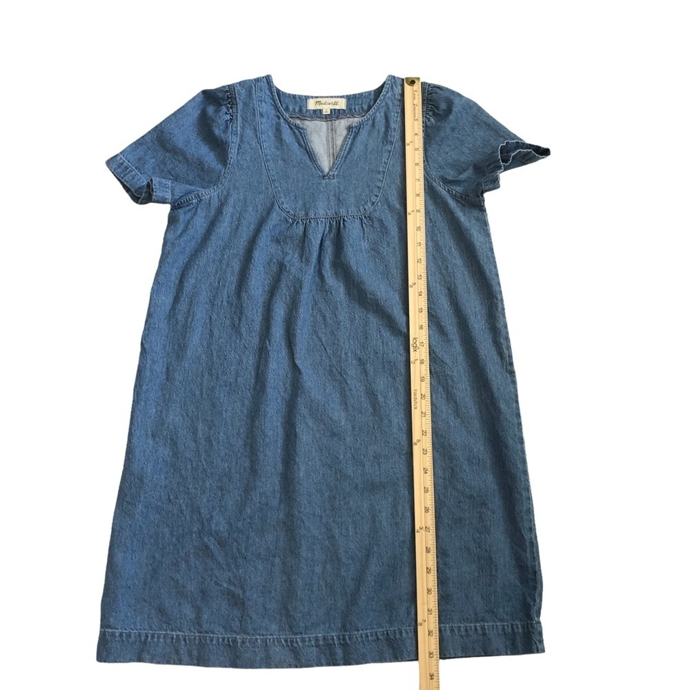 Madewell Popover Denim Swing Dress Newsom Size‎ Small - Picture 8 of 8